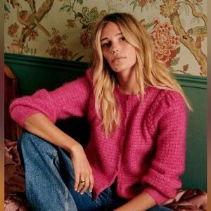 Sezane Anouk Mohair Sweater size Smalo